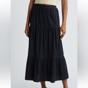 BP tiered maxi skirt